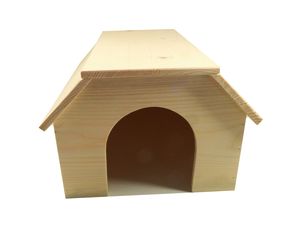 Truhlářství Zimný Domek pro obr králíka valbová střecha 29 x 20 x 36,5 cm ZV 120