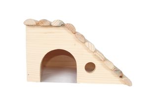 Truhlářství Zimný Domek pro křečka šikmý bok 21 x 12 x 14,5 cm ZV 132