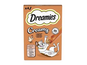 DREAMIES Creamy s kuřecím 4x10g