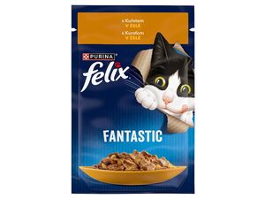 Felix fantastic kuře v želé 85 g kapsa  