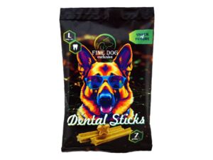 FINE DOG Exclusive Dental Sticks pro psy "L" 270g, 7ks kříž