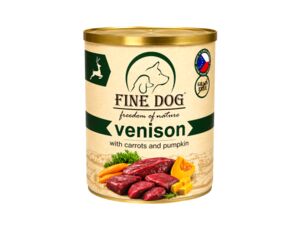 FINE DOG FoN Grain-free konzerva zvěřina s mrkví a dýní 800 g