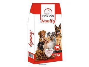 FINE DOG Family granule pro psy s hovězím 10 kg