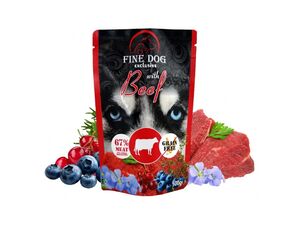 Fine Dog XXL kapsa pro psy s hovězím 500 g