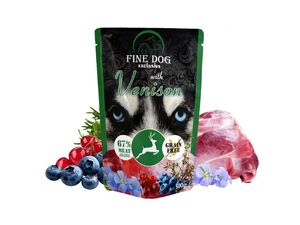 Fine Dog XXL kapsa pro psy se zvěřinou 500 g