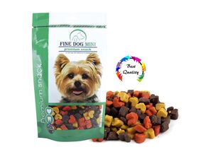 Fine Dog Mini srdíčka mini soft mix 100 g