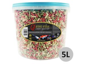 FINE FISH KOI Color Sticks Mix premium 5 l tyčinky vědro