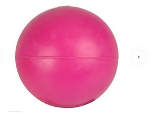 Flamingo hračka pro psa míč XL průměr 7,5 cm tvrdá guma růžová