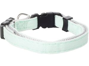 Flamingo obojek pro kočky 10 mm x 20-34 cm s rolničkou,nylon zelený