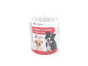 Flamingo CHEWN Snack Mini Herz 500 g mix kuře, hovězí, jehně