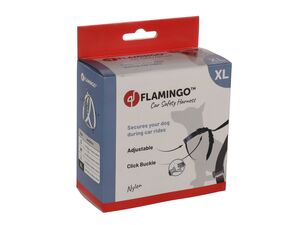 Flamingo pásy do auta XL EXTRA LARGE 24+kg, 44-74/ 56 - 90 cm /2,5 cm