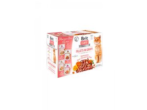Brit Care Cat Flavour box Fillet in Gravy 4 x 3 ks 12 x 85 g kapsa