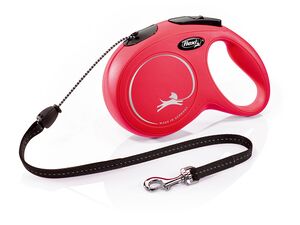 Vodítko flexi Classic M 20 kg x 8 m lanko červená