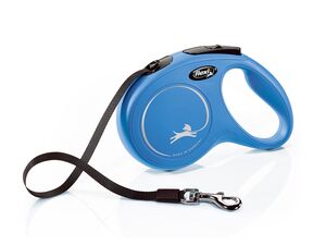 Vodítko flexi new classic M 25 kg x 5 m, pásek, modré