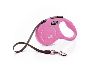 Vodítko flexi Classic S 15 kg x 5 m pásek růžová