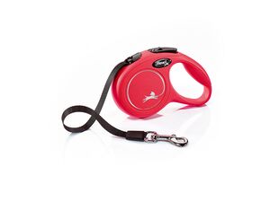 Vodítko flexi Classic XS 12 kg x 3 m pásek červená