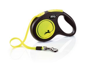 Vodítko flexi neon M 25 kg x 5 m pásek