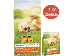 Friskies Balance DRY 15 kg + 3 kg kuřecí a zelenina