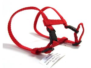 Sedlářství Doležel Postroj pro psa clasik H 2 10mm/14-27/20-37cm nylon červený