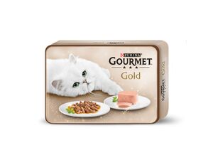 Gourmet gold 12 x 85 g vánoční doza mix paštika,grilované kousky 474