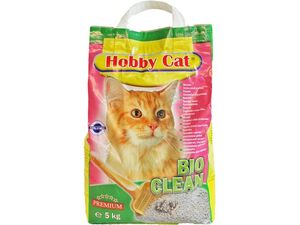 Hobby Cat Bio Clean 5 kg přírodní, hrudkující