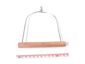 Truhlářství Zimný Houpačka dřevěná M střední 14 x 17 cm pro malý papoušky ZV 304