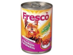 FRESCO dog hovězí+kuře 415g 9012