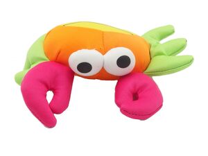 Record hračka pro psa plovací krab 17 cm oranžová