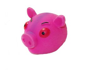 Tatrapet hračka pro psa hlava prasete průměr 7, 5cm latex růžová doprodej