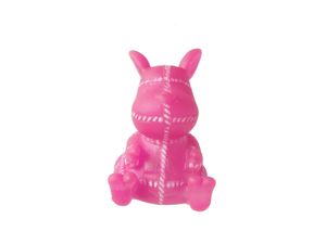 Flamingo hračka pro psa osel 4,5 cm s bavlnou vinyl růžová