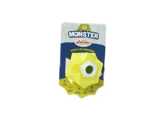 Record hračka pro psa Monster míček na pamlsky 6,3 cm tvrdá guma žlutá