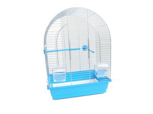 Inter zoo Lusi I 39 x 25 x 53 cm chrom modrá klec 7609