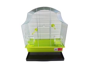 Inter zoo Margot I d.43xh.25xv.47cm klec chrom zelená 7605