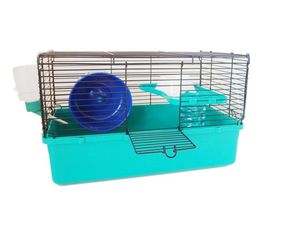 Tatrapet klec pro křečky 38 x 23 x 23 cm s výbavou zelená