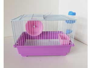 Tatrapet klec pro křečky 30 x 23 x 31 cm s výbavou růžová