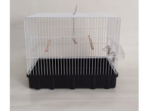 Klec pro velké papoušky 44 x 28 x 36,5 cm černá