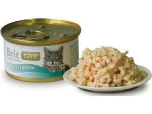 Brit Care cat konzerva Kitten kuřecí prsa 80 g 4.010