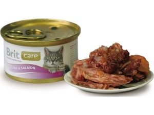 Brit Care cat konzerva tuňák a losos 80 g 4.009