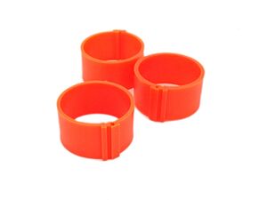 Kroužky pro husy průměr 25 mm oranžové 23226 1