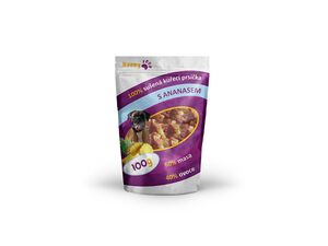 Hanny Food 100% sušená kuřecí prsíčka s ananasem 100 g