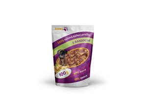Hanny Food 100% sušená kuřecí prsíčka s banánem 100 g