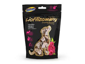 Hilton liofilizované kostičky jehně s malinou 50 g