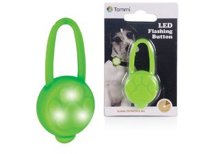 LED přívěšek silikonový na obojek zelený