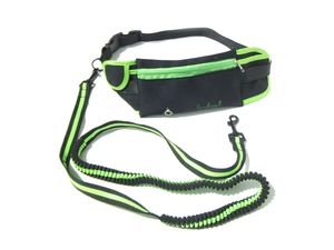 Vodítko na kolo s ledvinkou a gumou průměr 20mm/140-200 cm fosforové
