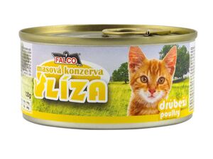 Líza konzerva pro kočku 120 g 100 % drůbeží 4.078