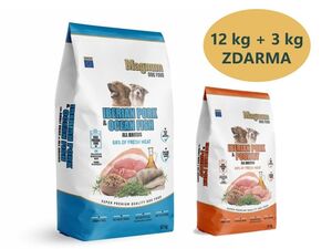 Magnum Iberian Pork & Ocean Fish All Breed 12 kg + 3 kg Poultry  1.132