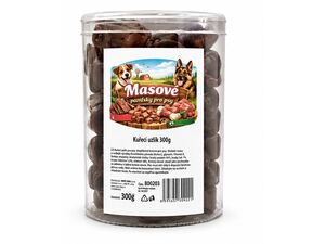 Masové pamlsky pro psy - kuřecí uzlík 300g