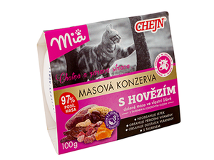 Chejn Mia 100 g hovězí ve šťávě exp. 4/2023