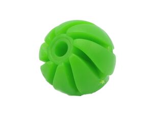 Tatrapet hračka pro psa míček spirála, průměr 5 cm, tvrdá guma, s vůní vanilky, zelená