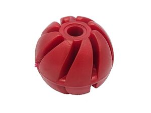 Tatrapet hračka pro psa míček spirála, průměr 5 cm, tvrdá guma, s vůní vanilky, vínová